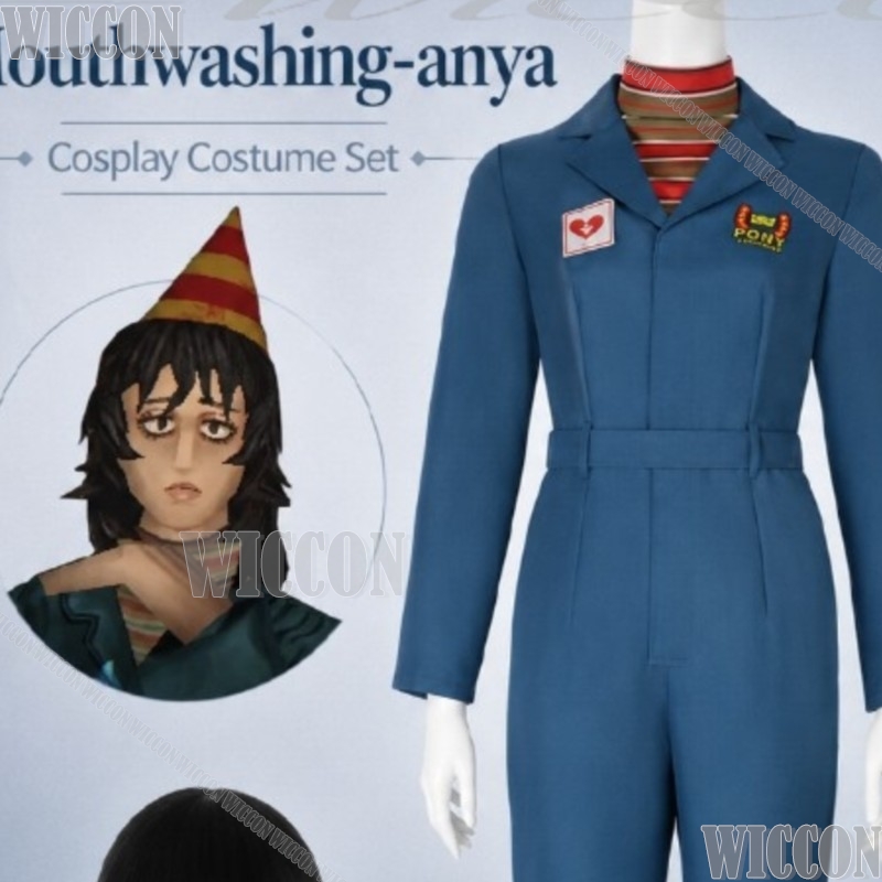 Anime Cosplay Anya - Disfraz de Anya Punk Crew de