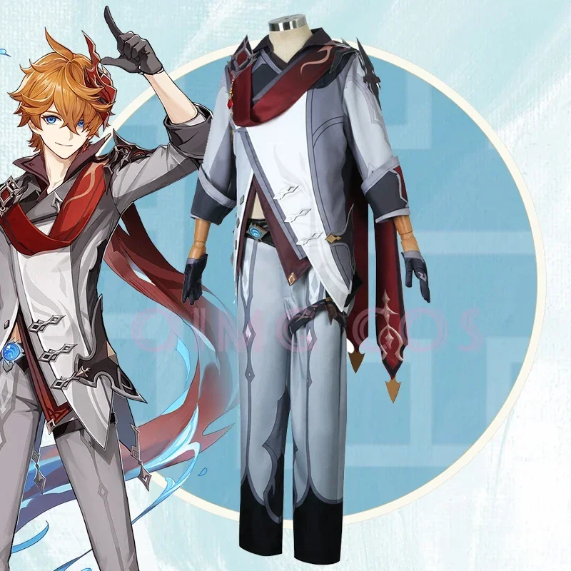 Costume Anime Cosplay - Genshin Impact Tartaglia Cosplay disfraz uniforme