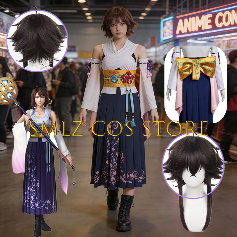 Women Anime Cosplay - Disfraz de Cosplay de Yuna de