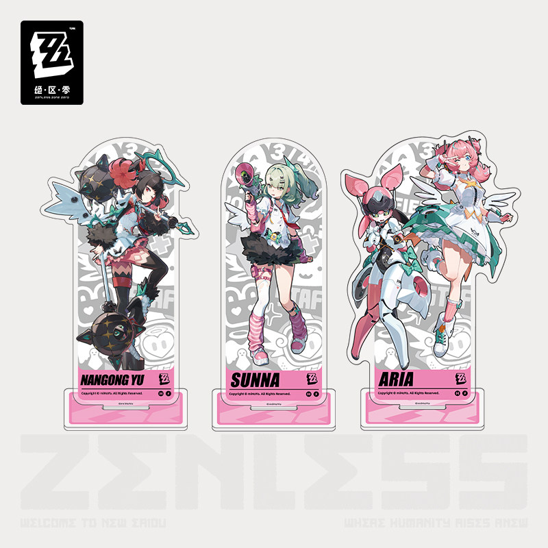 Anime Cosplay Series - Set de Soportes Acrílicos de la