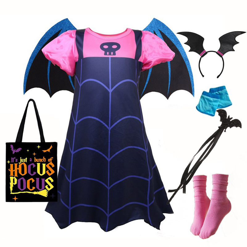 Anime Cosplay Toddler - Nuevo vestido de vampiro con alas