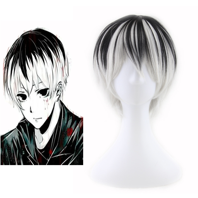 Anime Cosplay Tokyo Ghoul - Pelucas de Cosplay Tokyo Ghoul Haise