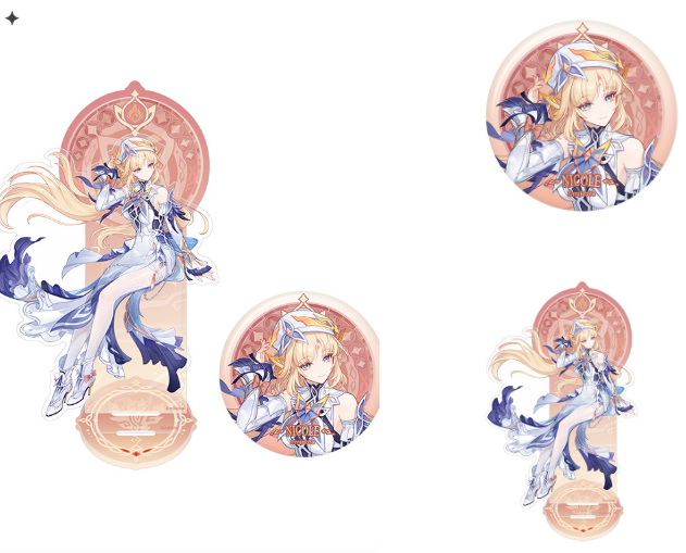 Anime Cosplay Series - Parche Oficial Original de MiHoYo para