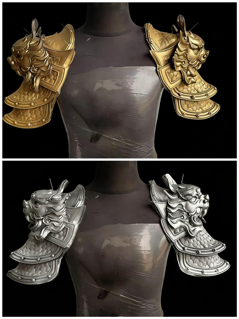 Anime Cosplay Armor - Accesorios de Armadura de Hombro Vintage