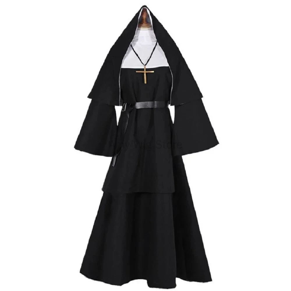Disfraz para mujer, disfraces  - Anime Cosplay Nun reseña y precio