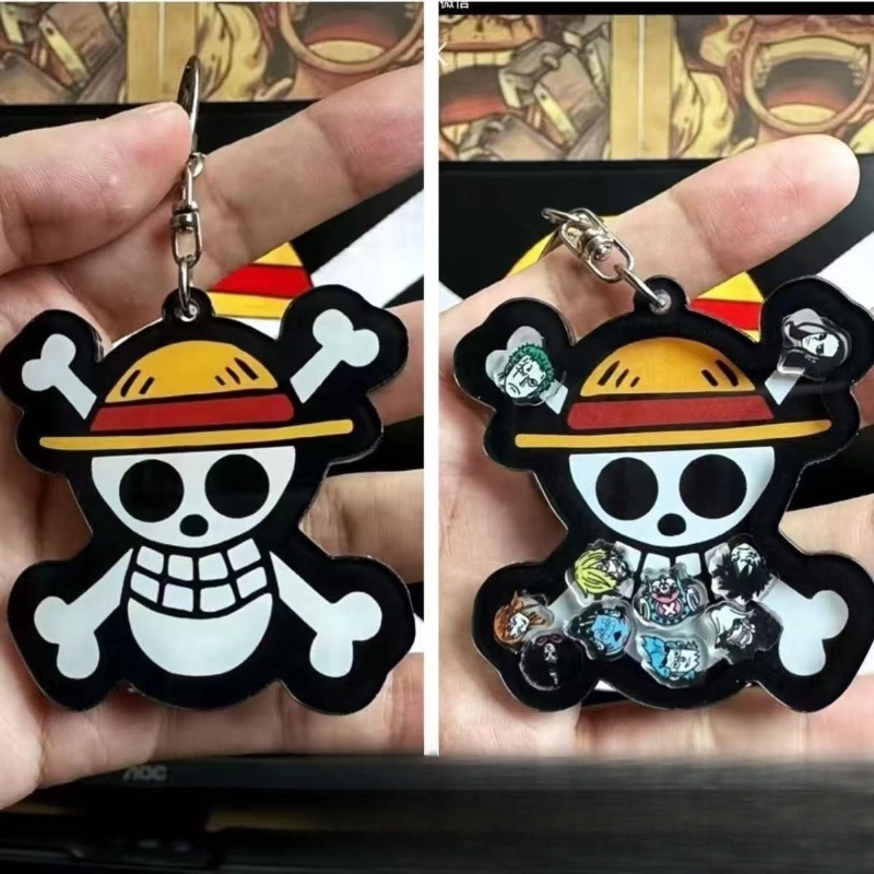 Llavero de One Piece con colga - One Piece Straw Hat reseña y precio