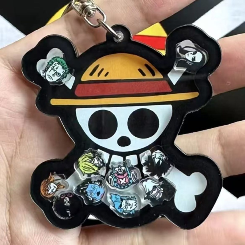 Llavero de One Piece con colga - One Piece Straw Hat reseña y precio