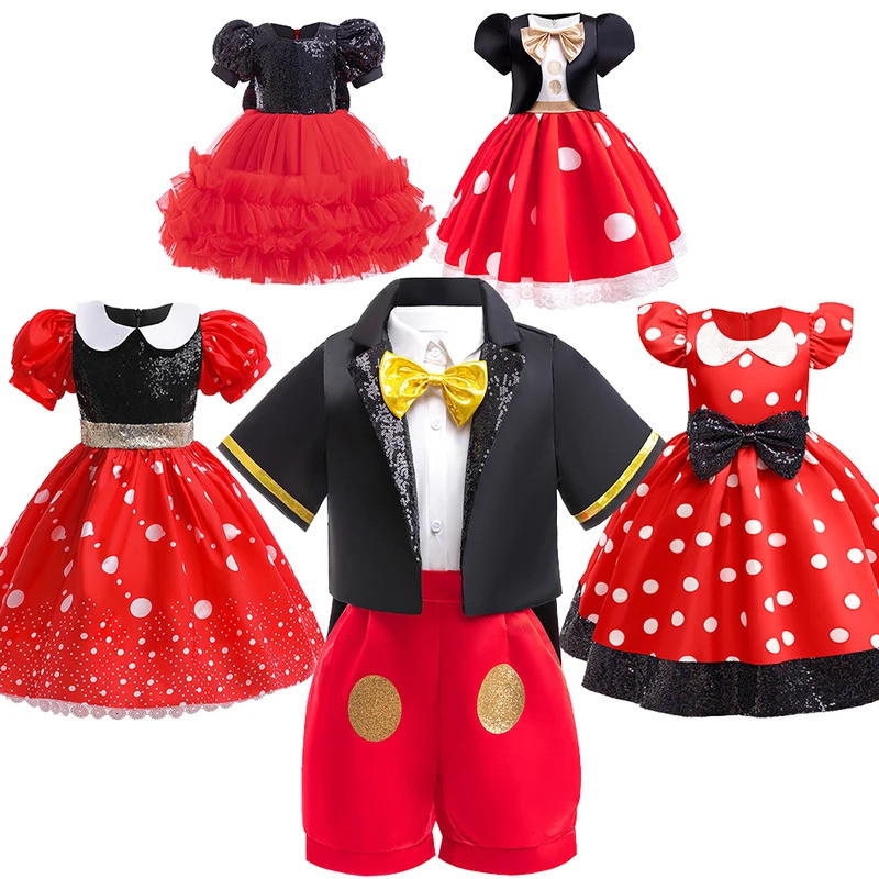 Vestido de Mickey para niña pe - Anime Cosplay Toddler reseña y precio
