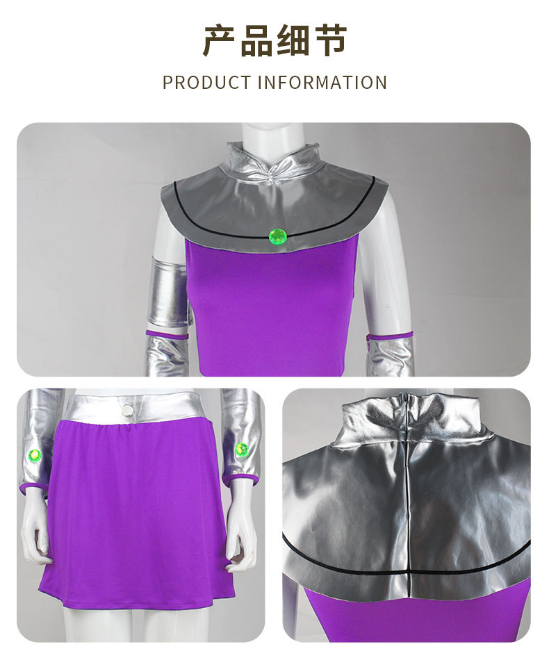 Disfraz de cosplay de Starfire - Anime Cosplay Nun reseña y precio