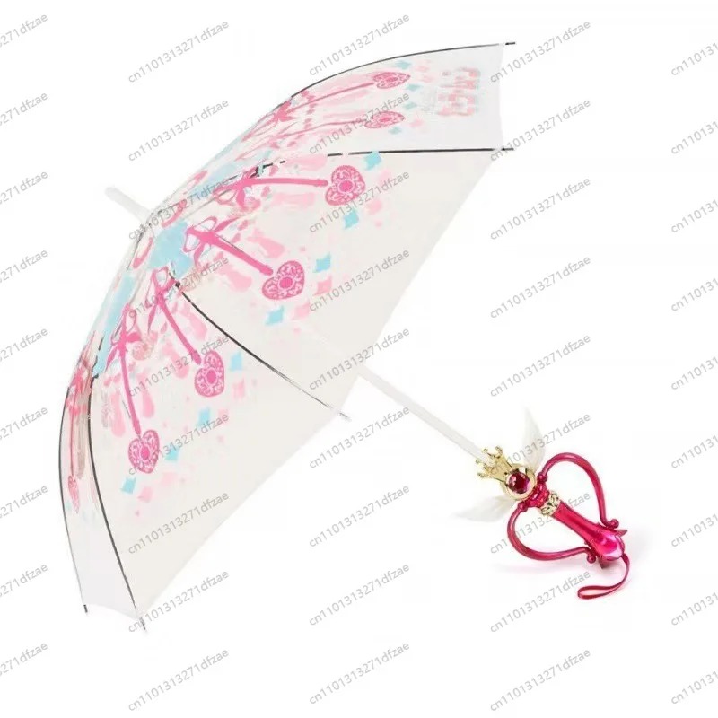 Lindo paraguas transparente de - Sailor Moon Wand reseña y precio