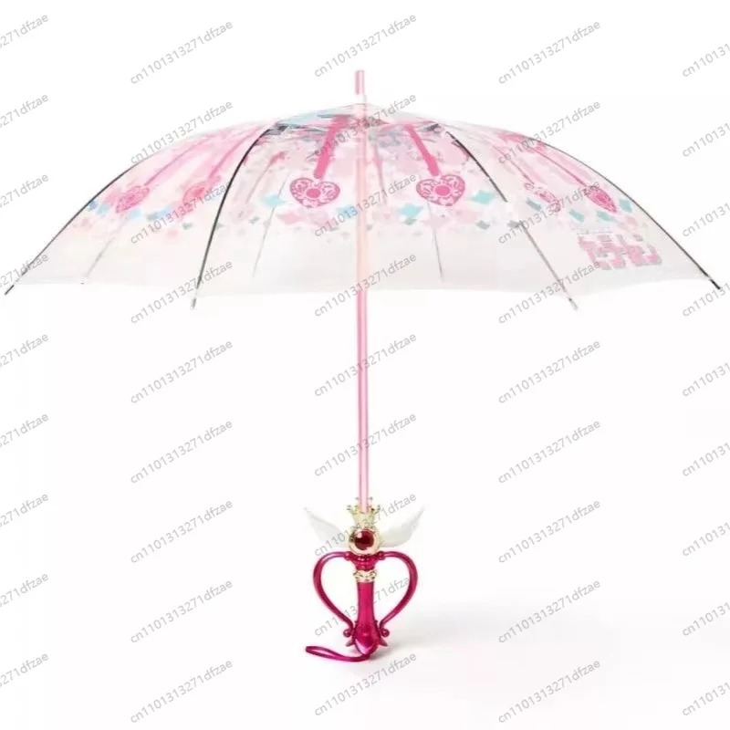 Lindo paraguas transparente de - Sailor Moon Wand reseña y precio