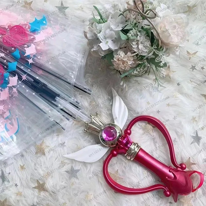 Lindo paraguas transparente de - Sailor Moon Wand reseña y precio