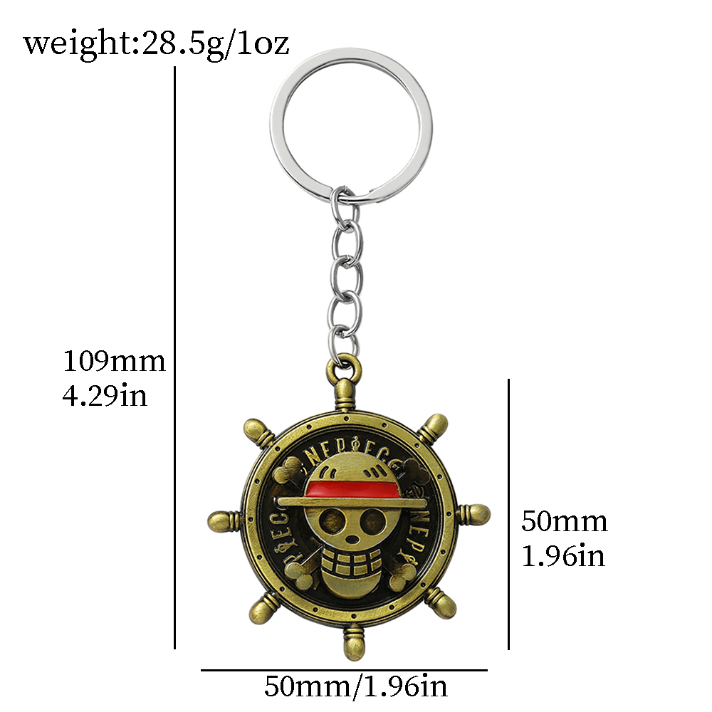 Llavero de Anime One Piece, Co - One Piece Straw Hat reseña y precio