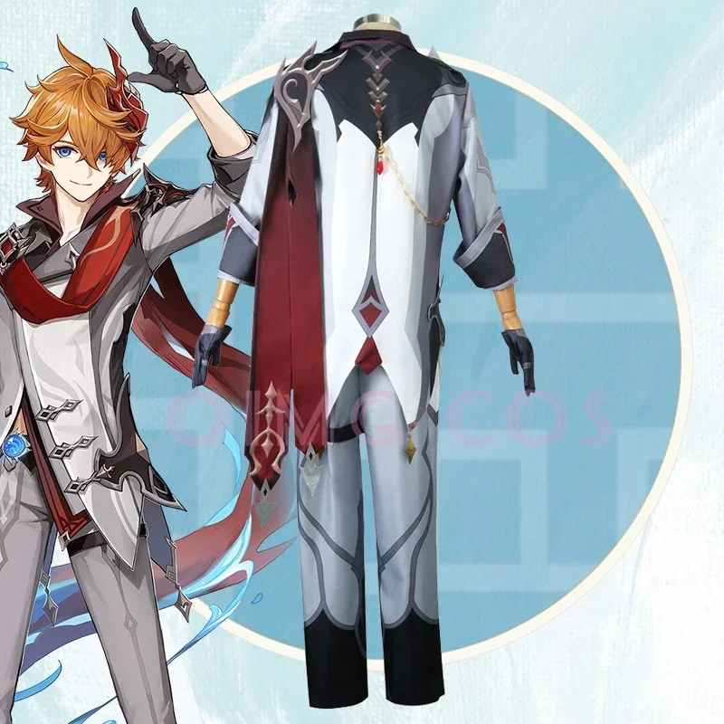 Genshin Impact Tartaglia Cospl - Costume Anime Cosplay reseña y precio