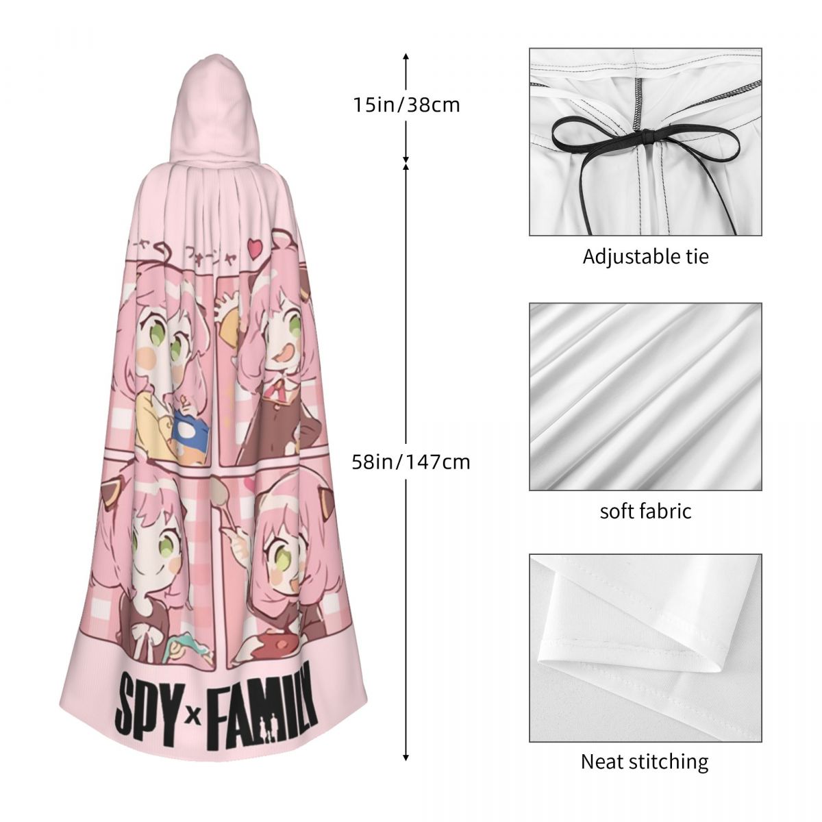 Spy X Family Anya Forger capa  - Anime Cosplay Anya reseña y precio
