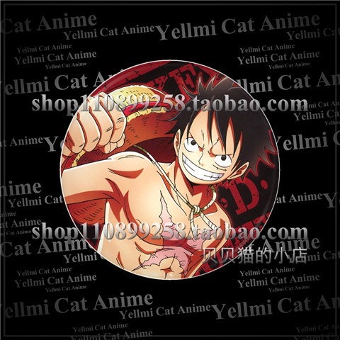 Pin, Colgante y Espejo de One  - One Piece Straw Hat reseña y precio