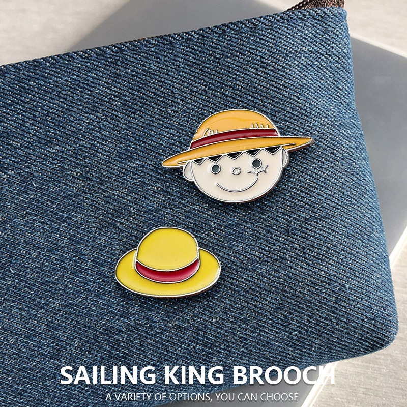 Broche de metal esmaltado de O - One Piece Straw Hat reseña y precio