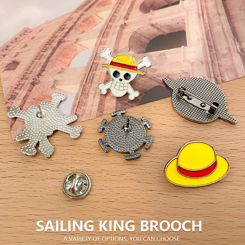 Broche de metal esmaltado de O - One Piece Straw Hat reseña y precio