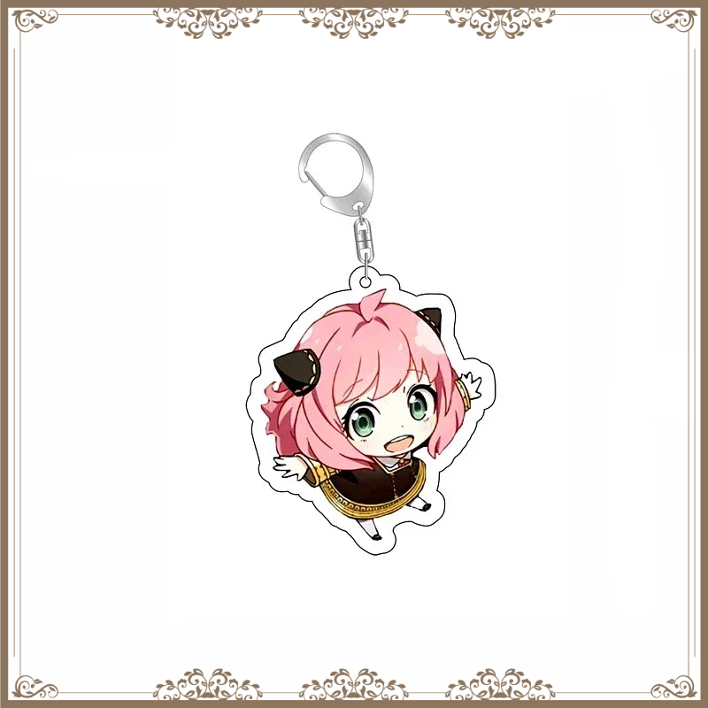 Llavero de acrílico de dibujos - Anime Cosplay Anya reseña y precio