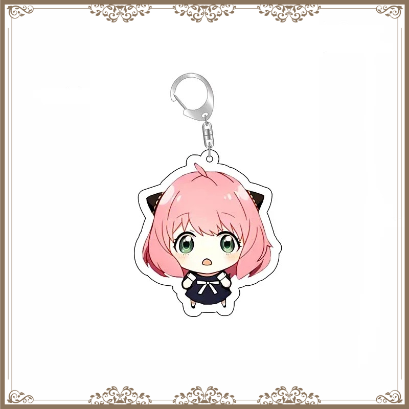 Llavero de acrílico de dibujos - Anime Cosplay Anya reseña y precio