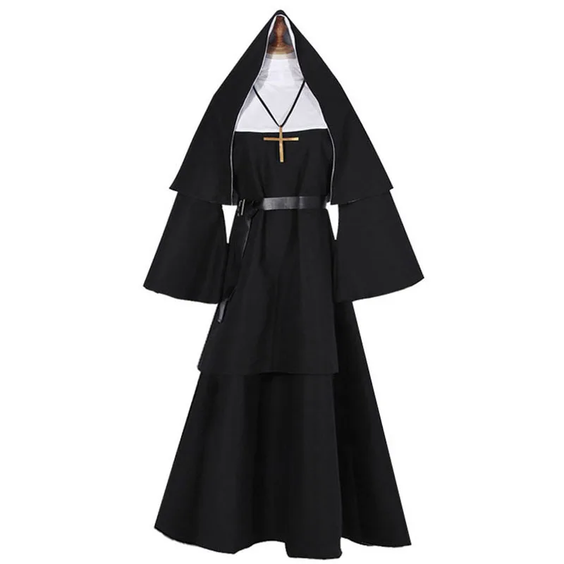 Disfraz de Monja para Hallowee - Anime Cosplay Nun reseña y precio