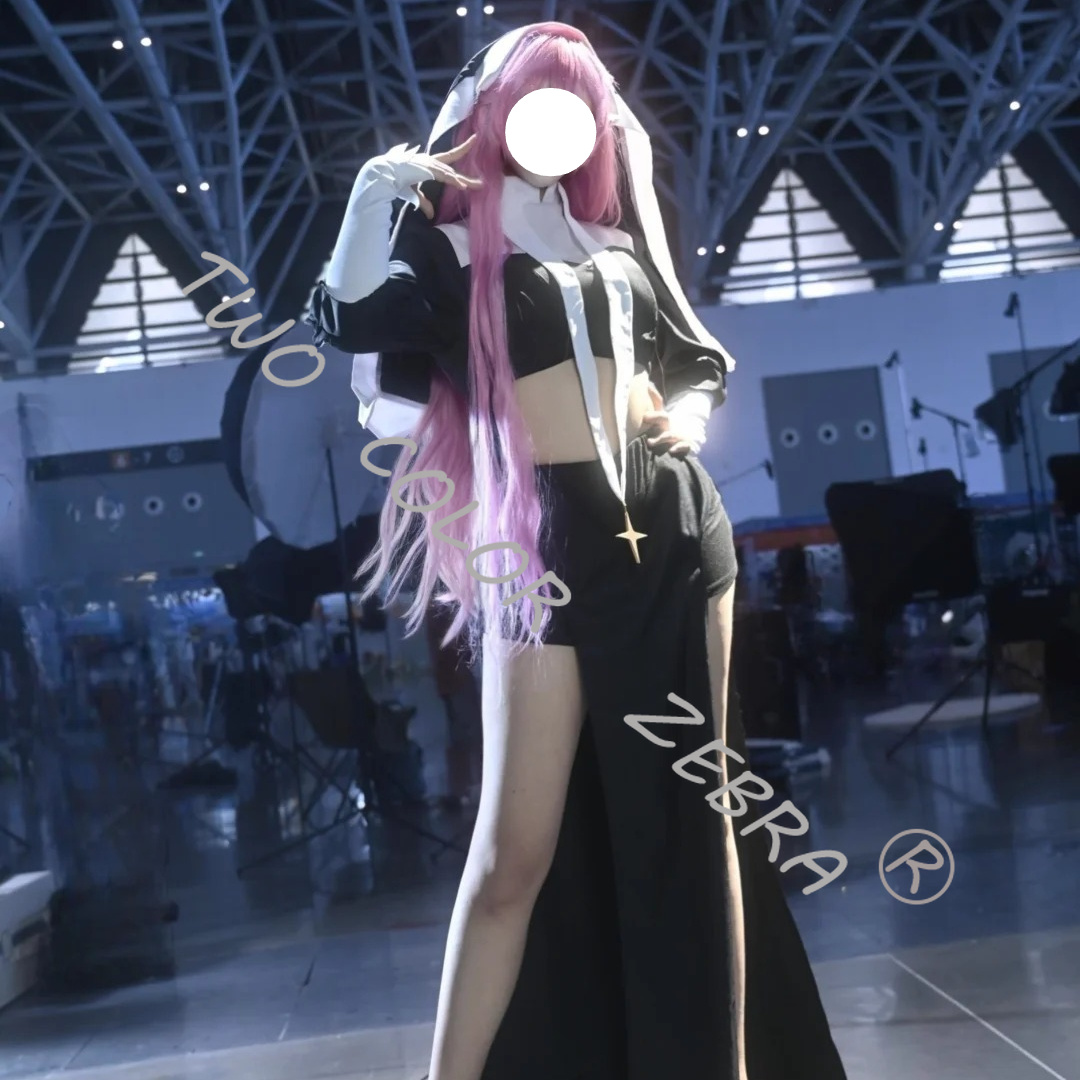 Disfraz de Cosplay de Monja Gi - Anime Cosplay Nun reseña y precio
