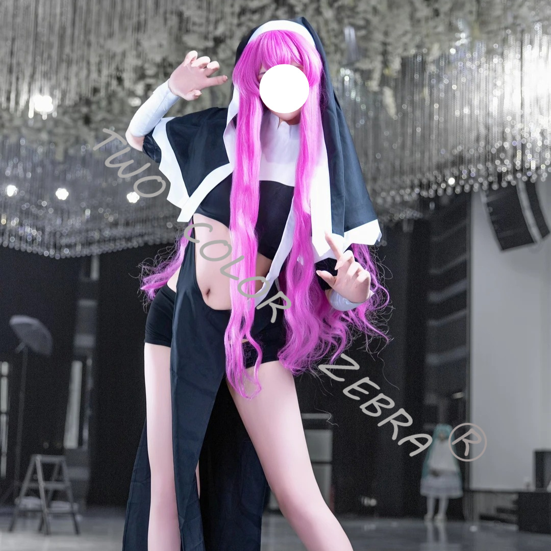 Disfraz de Cosplay de Monja Gi - Anime Cosplay Nun reseña y precio