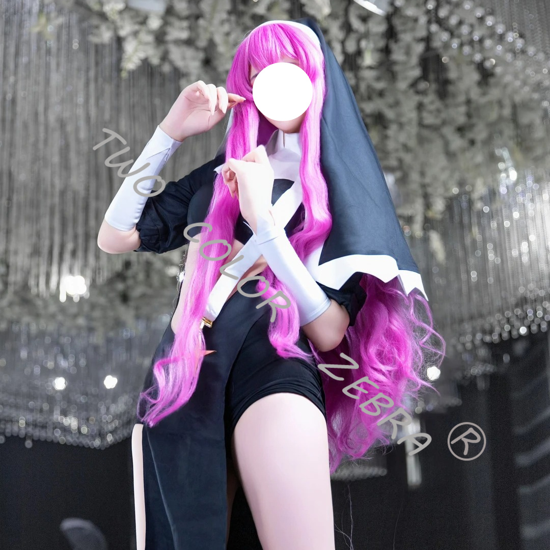 Disfraz de Cosplay de Monja Gi - Anime Cosplay Nun reseña y precio