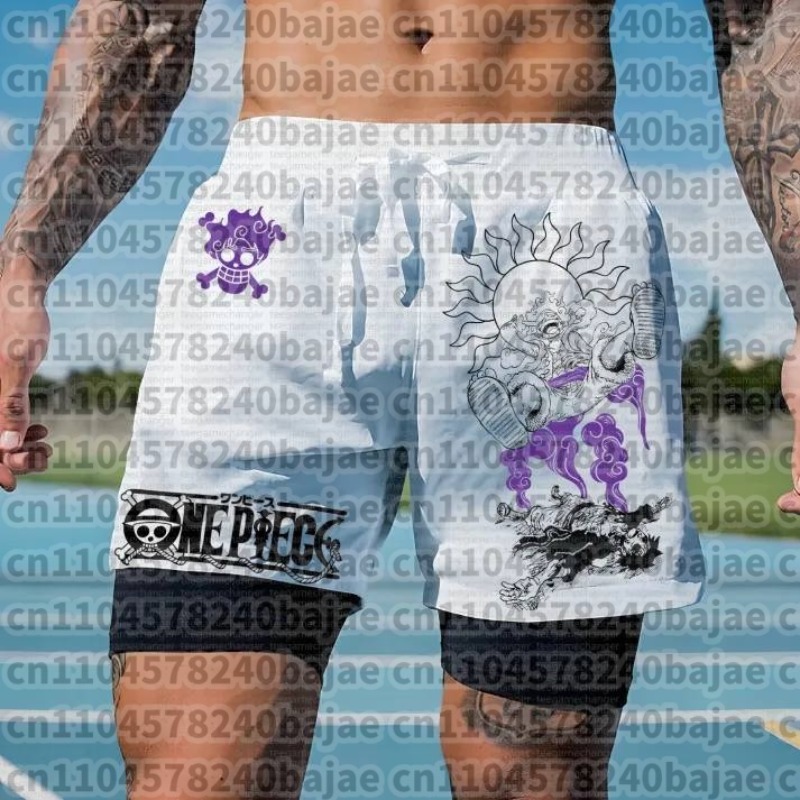 Pantalones Cortos Deportivos B - One Piece Straw Hat reseña y precio