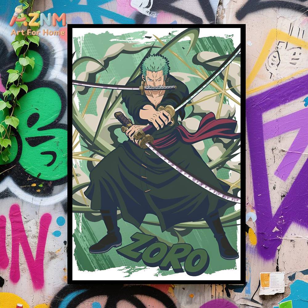 AZNM Lienzo Decorativo de Anim - One Piece Straw Hat reseña y precio