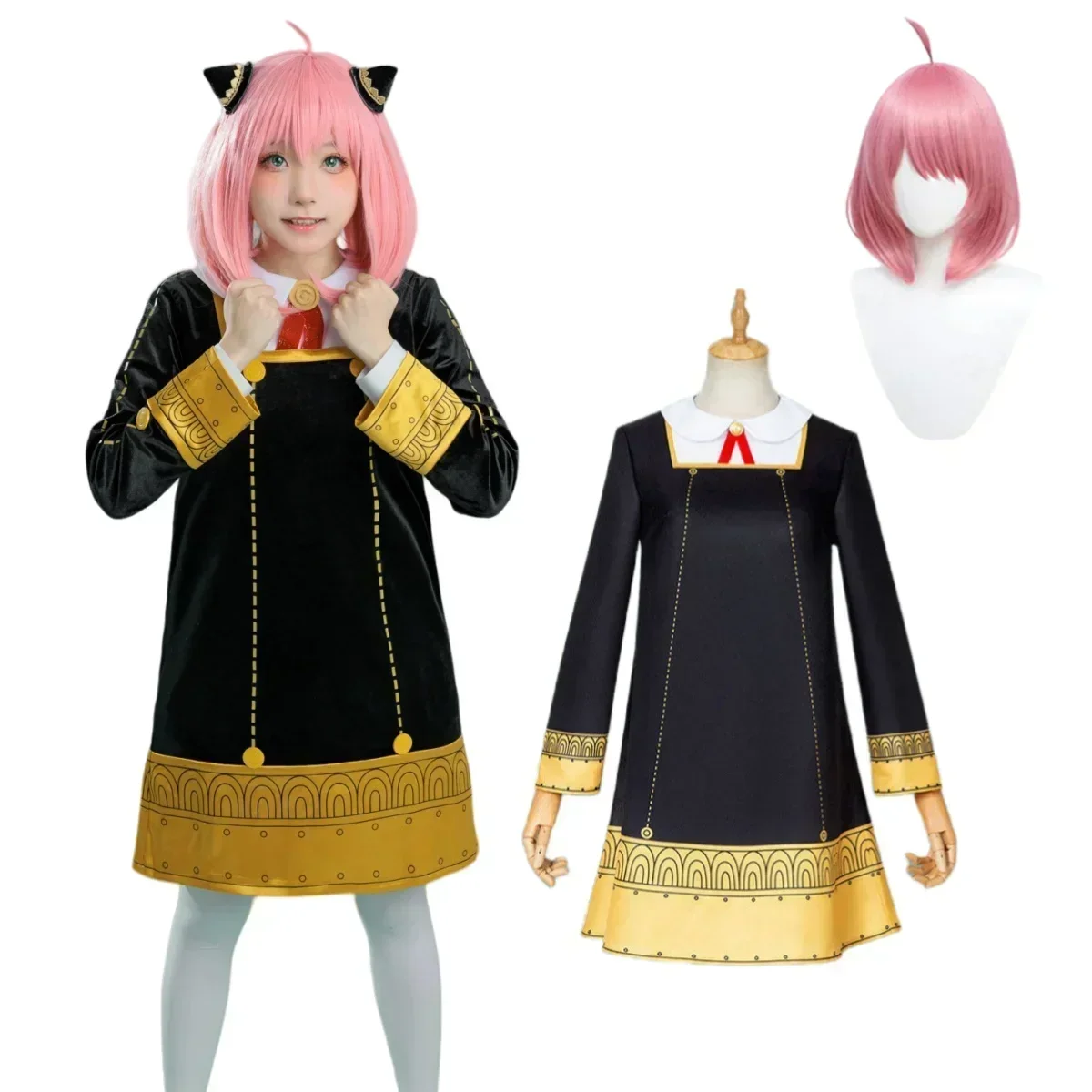 Disfraz de Cosplay de Anya For - Anime Cosplay Toddler reseña y precio