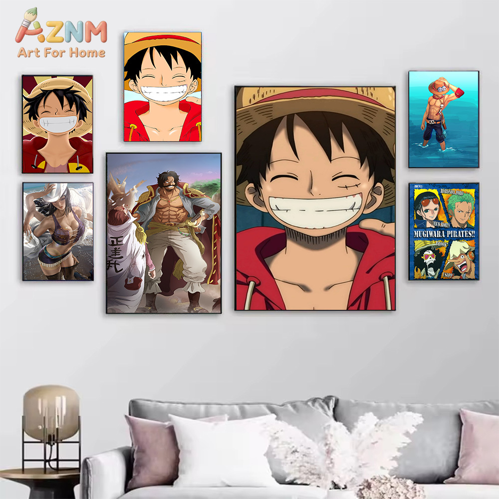 AZNM - Impresión artística en  - One Piece Straw Hat reseña y precio