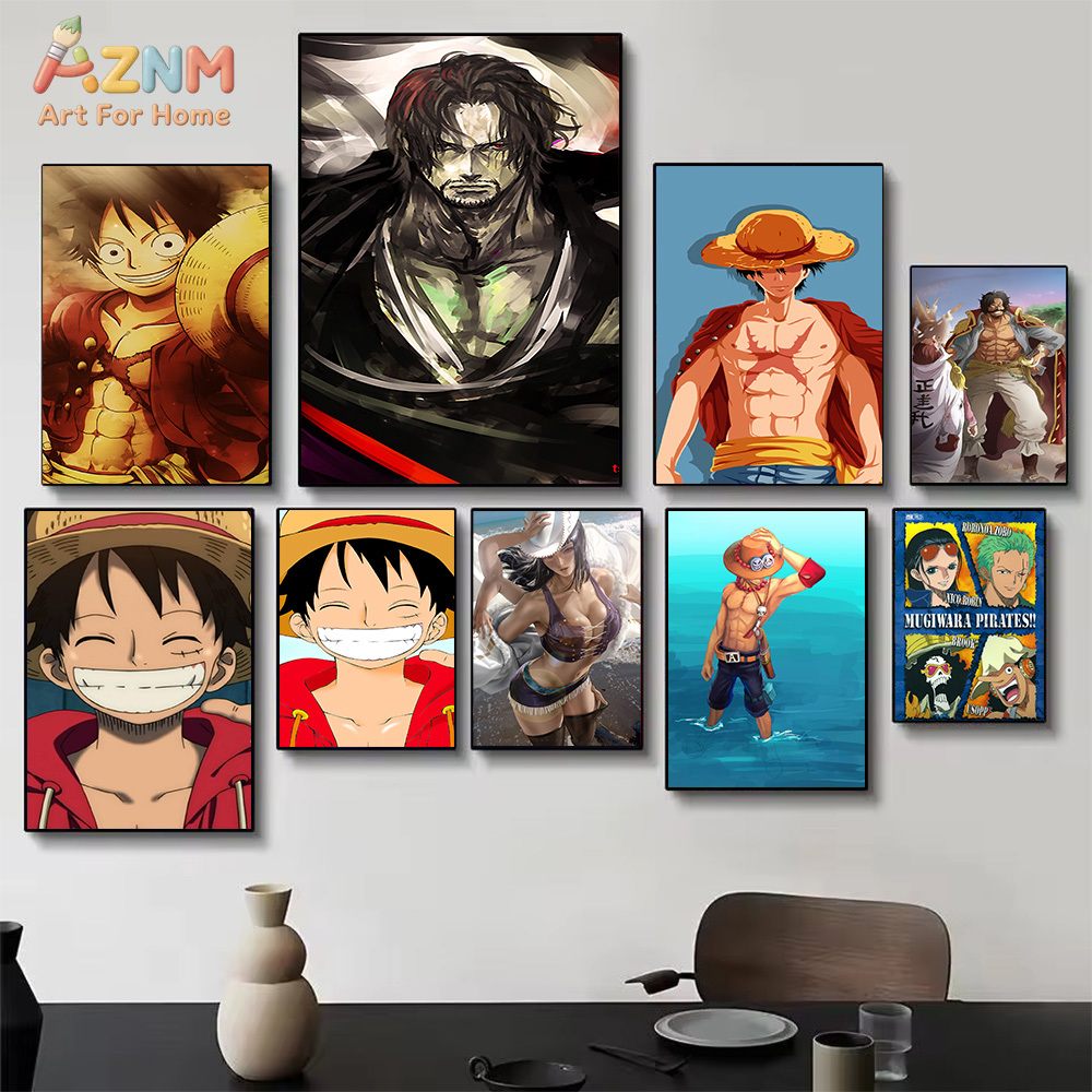 AZNM - Impresión artística en  - One Piece Straw Hat reseña y precio