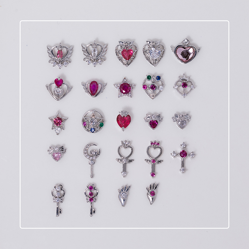 10 piezas surtidas de plata, b - Sailor Moon Wand reseña y precio