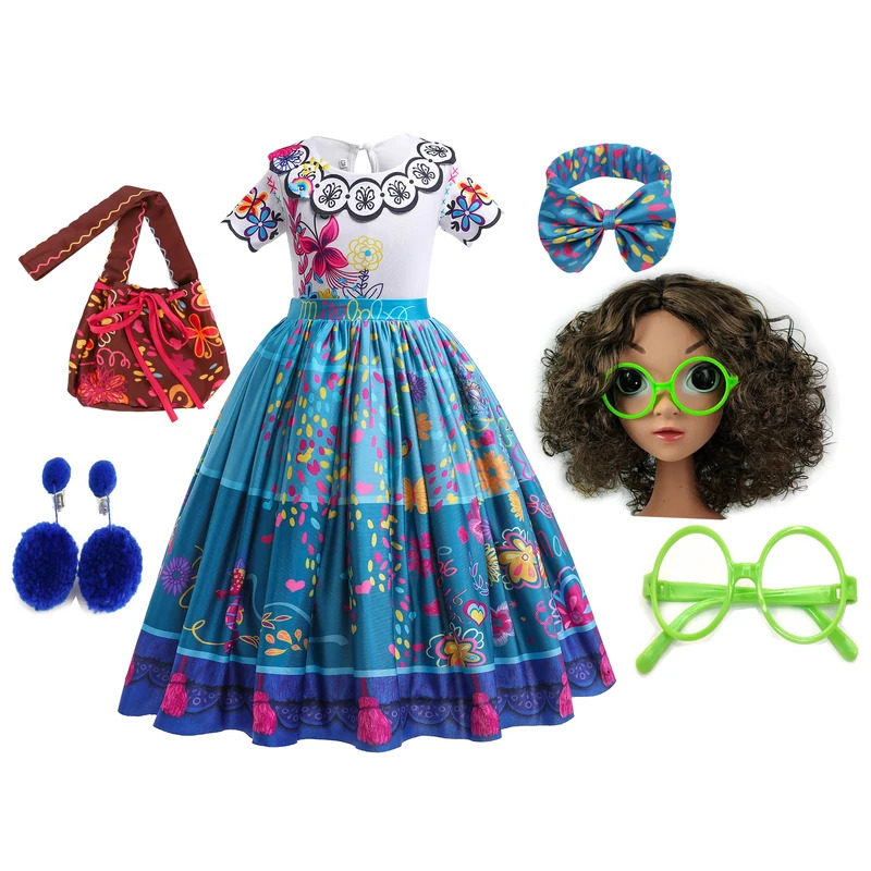 Vestido brillante para niñas p - Anime Cosplay Toddler reseña y precio