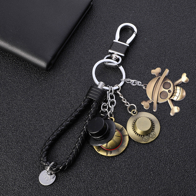Llavero metálico creativo de O - One Piece Straw Hat reseña y precio