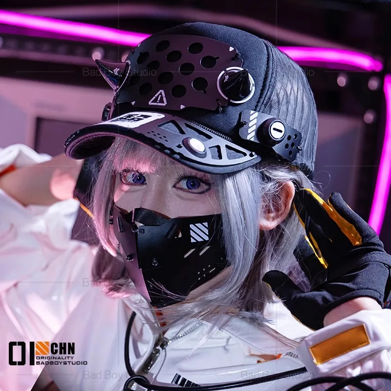 Máscara de Cosplay Cyberpunk p - Anime Cosplay Armor reseña y precio