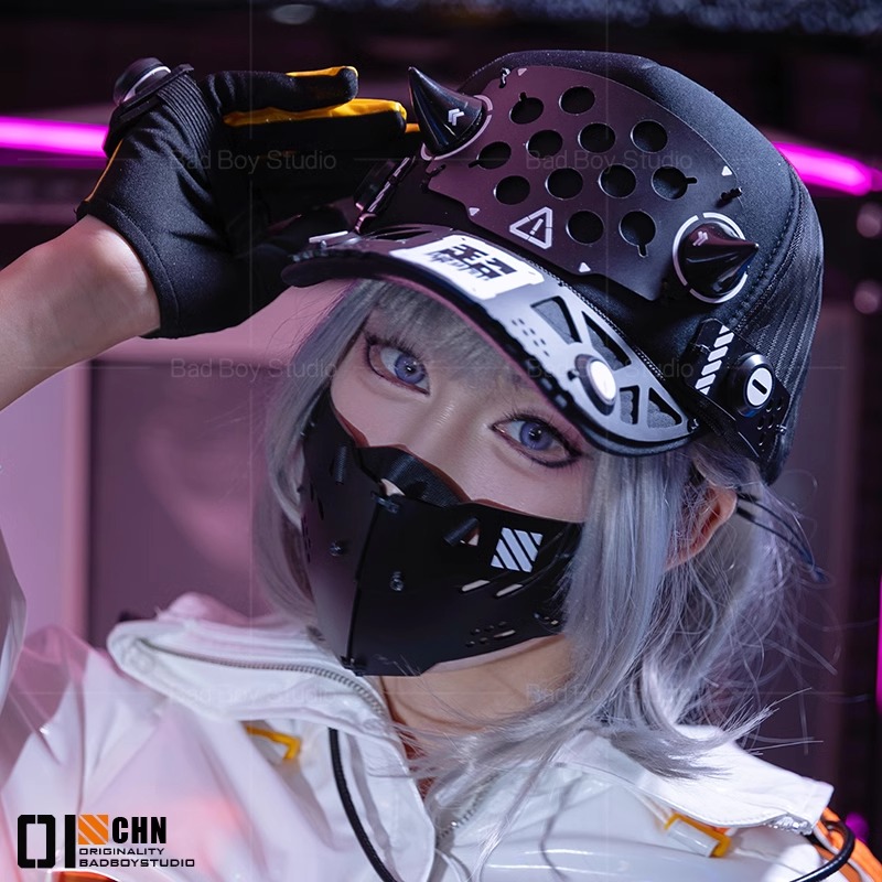 Máscara de Cosplay Cyberpunk p - Anime Cosplay Armor reseña y precio
