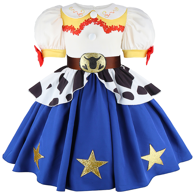 Nuevo Vestido de Vaquera con E - Anime Cosplay Toddler reseña y precio