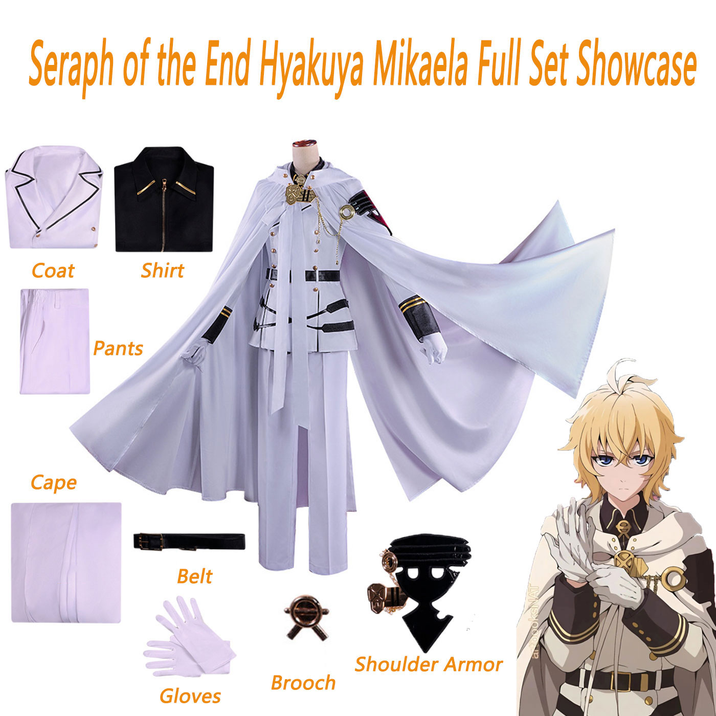 Disfraz de Anime Seraph of The - Anime Cosplay Show reseña y precio