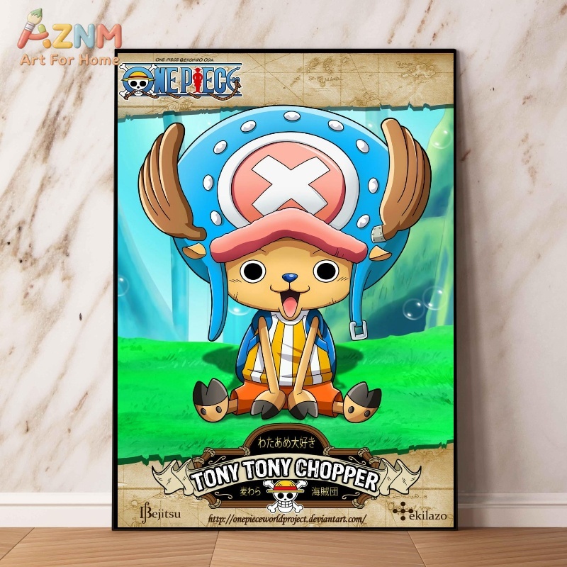 AZNM - Cuadro Decorativo de Lo - One Piece Straw Hat reseña y precio