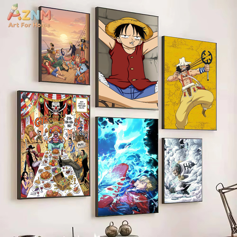 AZNM Lienzo Decorativo de Anim - One Piece Straw Hat reseña y precio